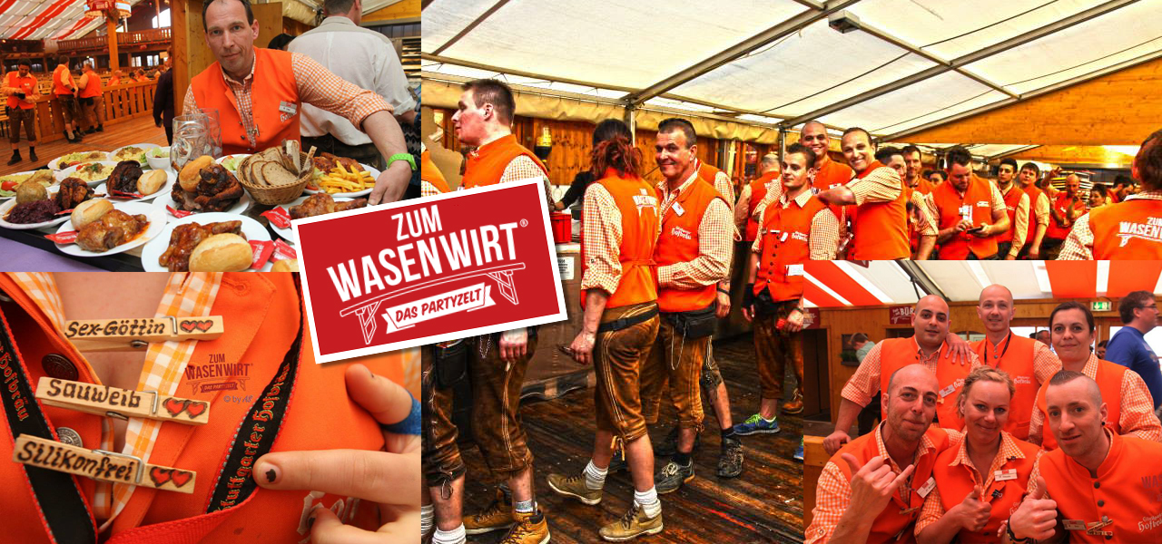 Ausstattung Festzelt zum Wasenwirt